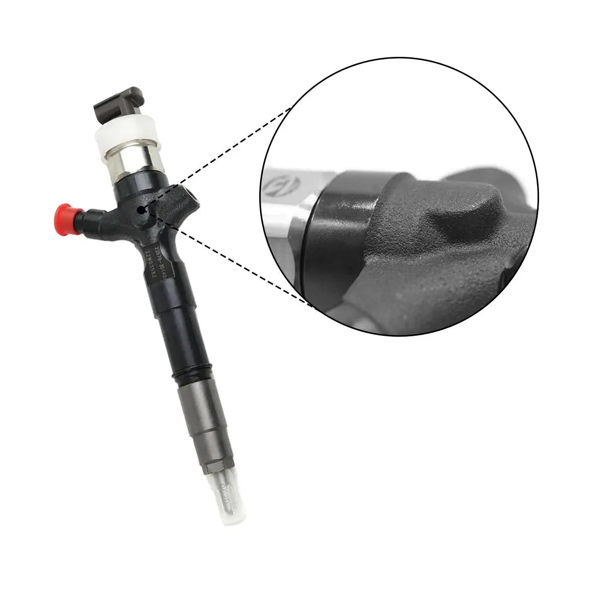 Common Rail Fuel Injector 23670-30140 Compatible with Toyota Hilux Land Cruiser 1KD-FTV Engine