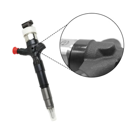 Common Rail Fuel Injector 23670-30140 Compatible with Toyota Hilux Land Cruiser 1KD-FTV Engine