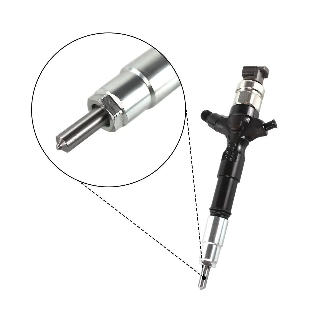 Diesel Fuel Injector 095000-7780 Compatible with Denso Toyota Hilux Prado 2KD-FTV 3.0L 1KD-FTV