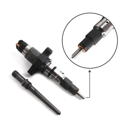 /6PCS Diesel Fuel Injector with Connect Tube 0986435503 0445120255 Compatible with 2003-2004 Dodge Pick-up Ram Cummins 5.9L Engine