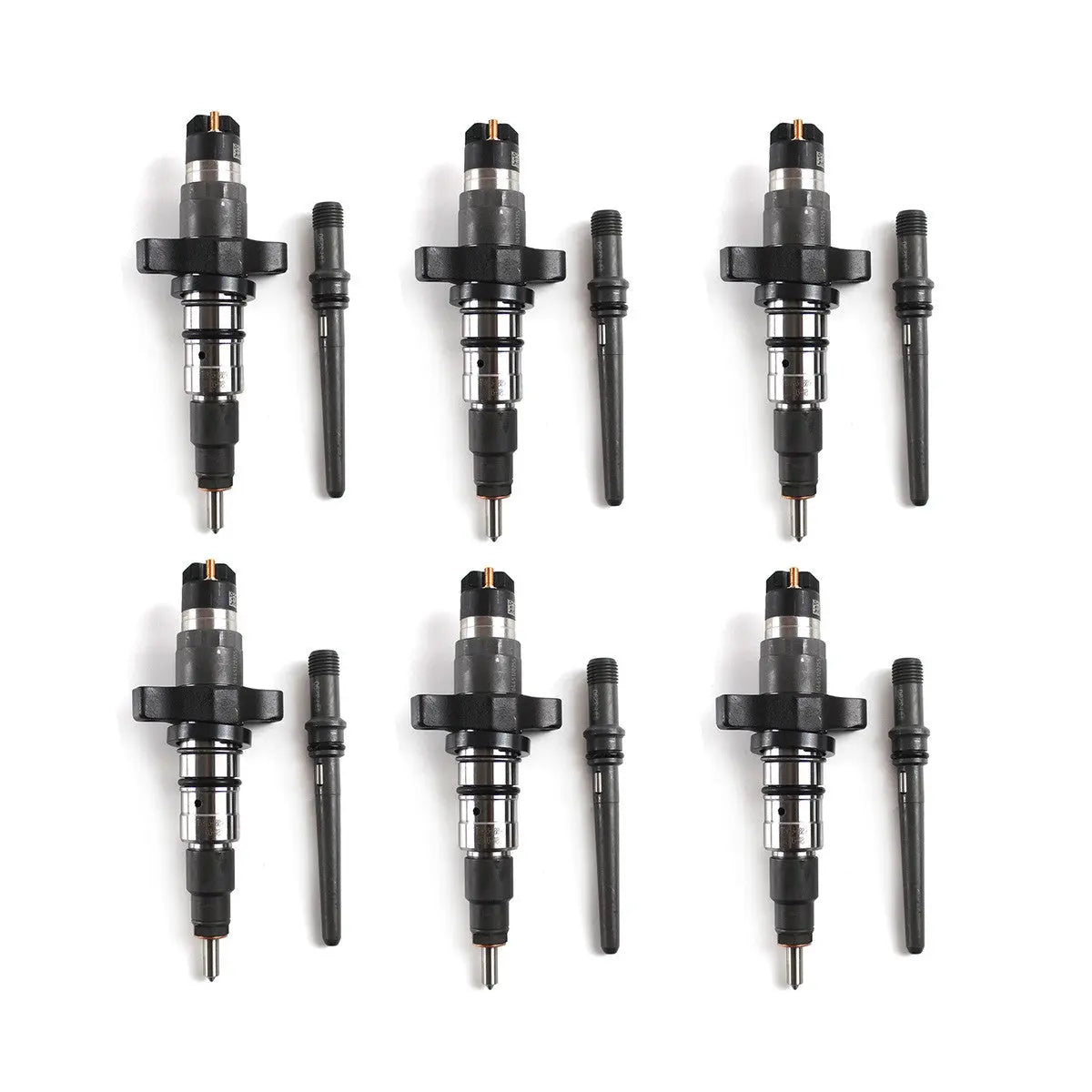 /6PCS Diesel Fuel Injector with Connect Tube 0986435503 0445120255 Compatible with 2003-2004 Dodge Pick-up Ram Cummins 5.9L Engine