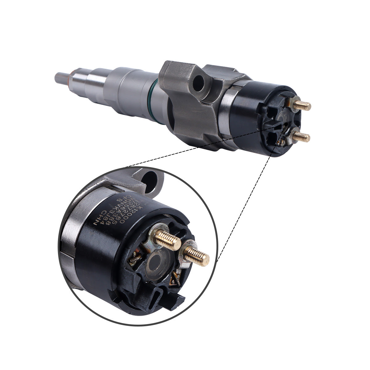 Diesel Fuel Injector with Tube 2872765 Compatible with Cummins ISC 8.3L ISL QSC QSL