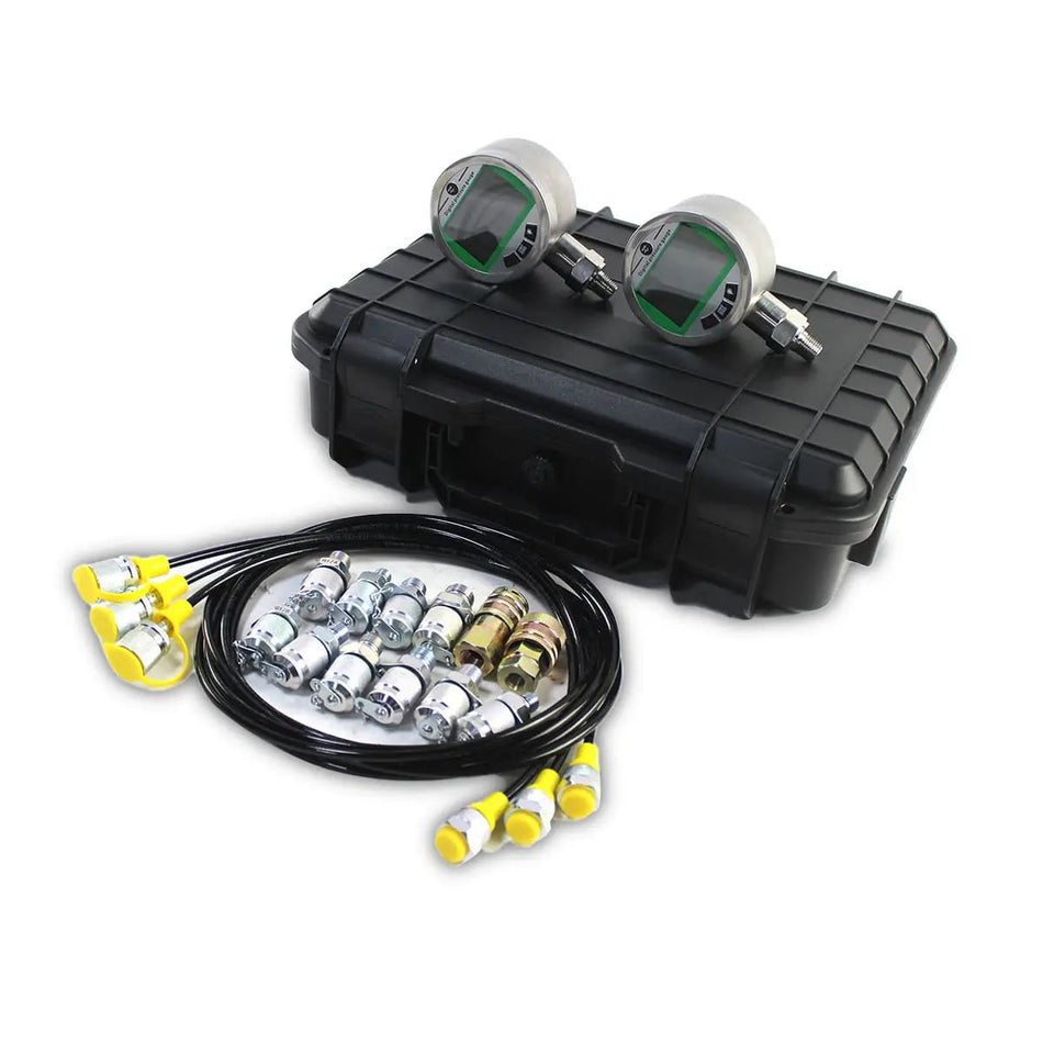 Digital Hydraulic Pressure Test Kit with 2 Gauges 70 MPa x2 for Excavators - image 2