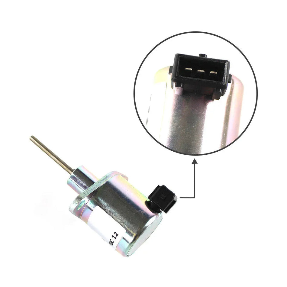 fuel shut-off solenoid E6820-60011 for KIOTI Mechron CK DK RX Tractor - image 2