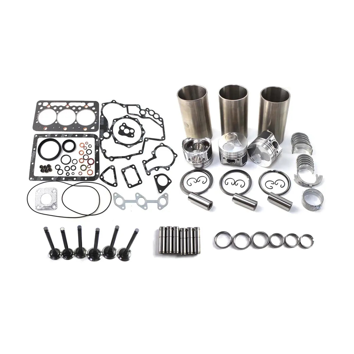 D722 D722EBH D722E Engine Overhaul Rebuild Kit for Kubota Tractor Forklift Parts - image 3