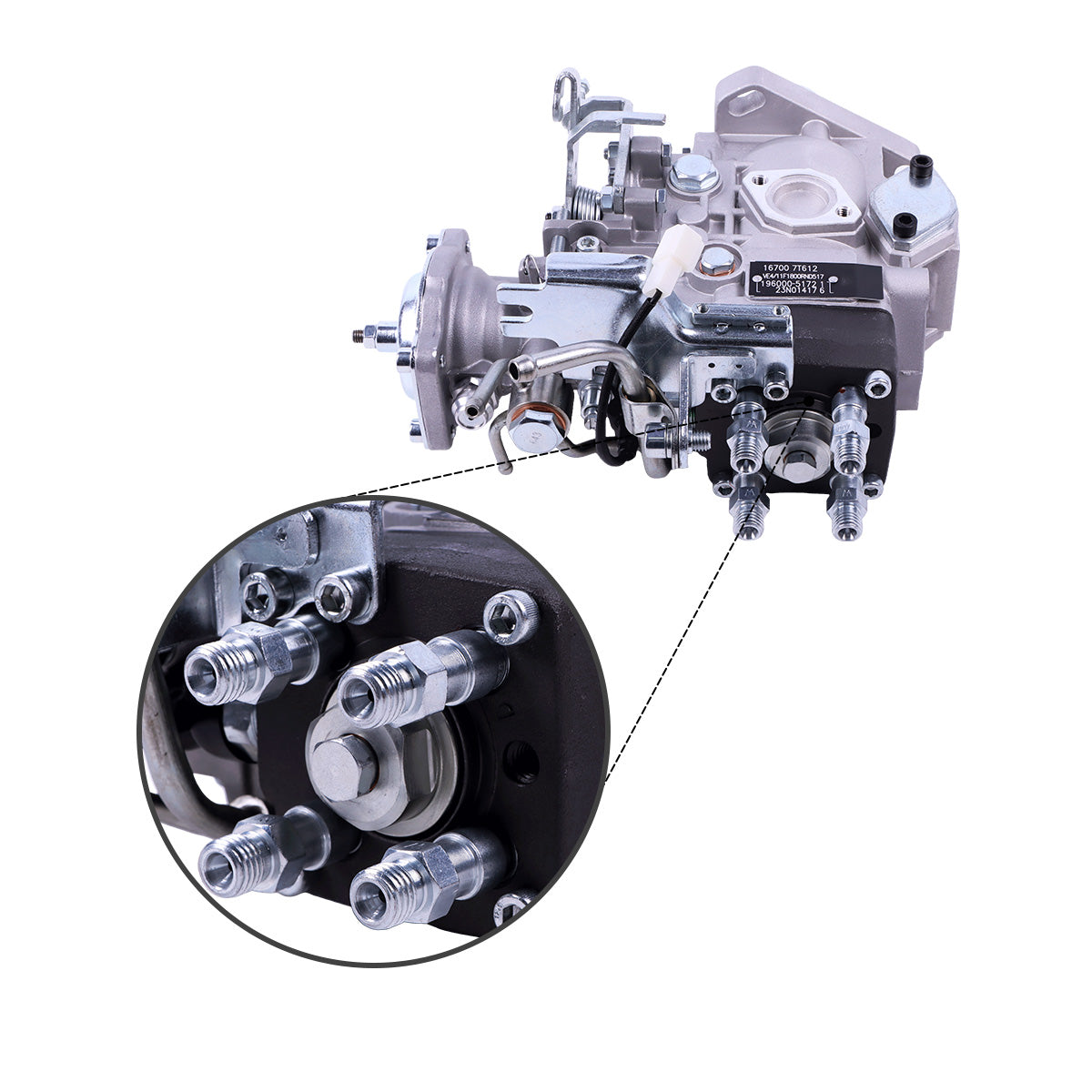 Topsealkit 196000-51721 fuel injection pump, for NISSAN QD32T 3.2L Engine - image 2