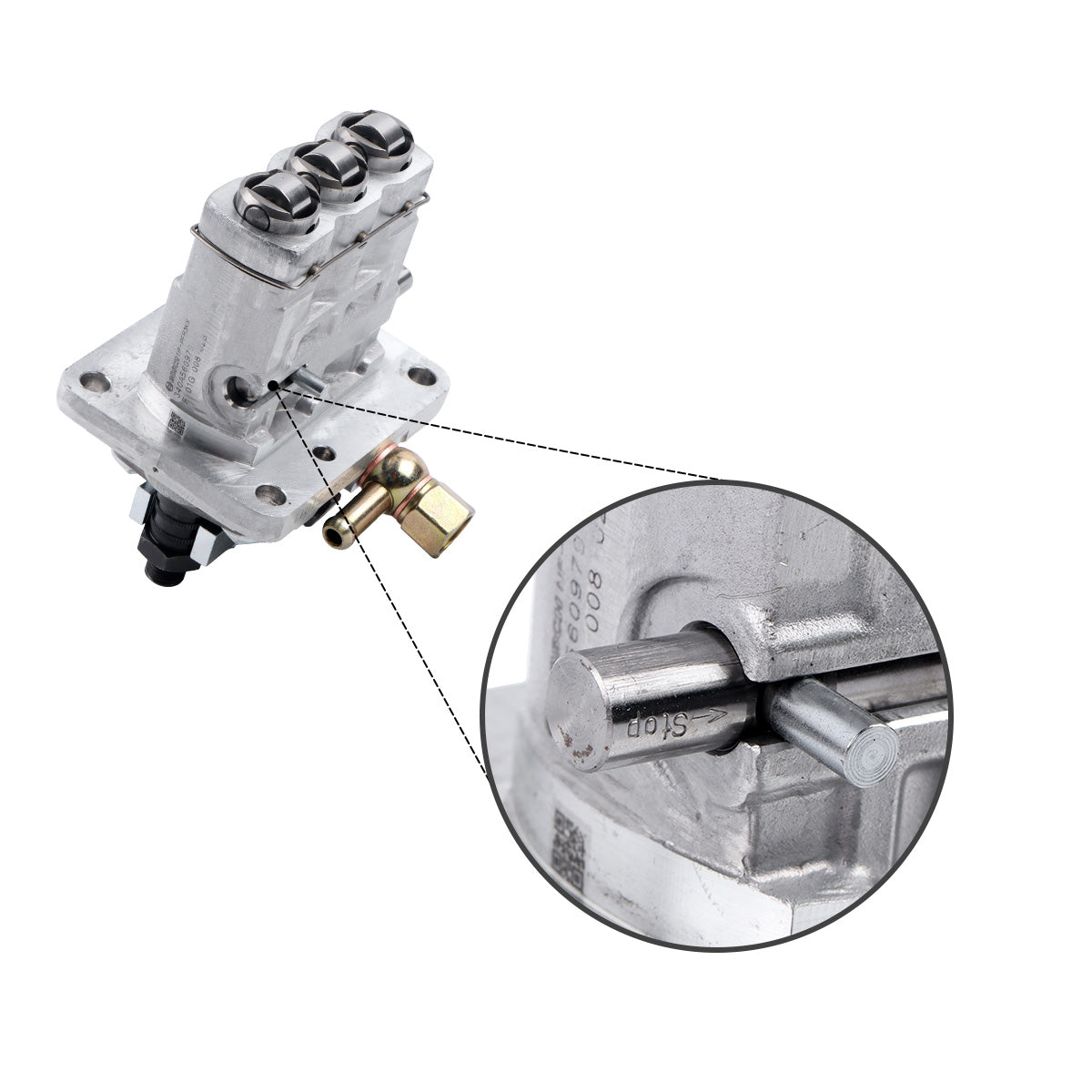 fuel injection pump 1G830-51011 for Kubota D850 Engine - image 2