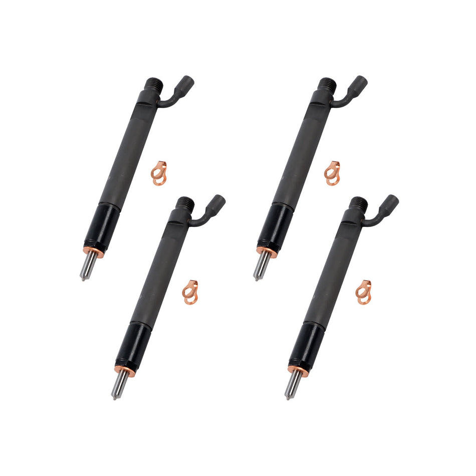 4-Pack Fuel Injector 0-432-191-300 3802238 3966818 KBAL105P29 Compatible with Cummins Case DIesel Engine