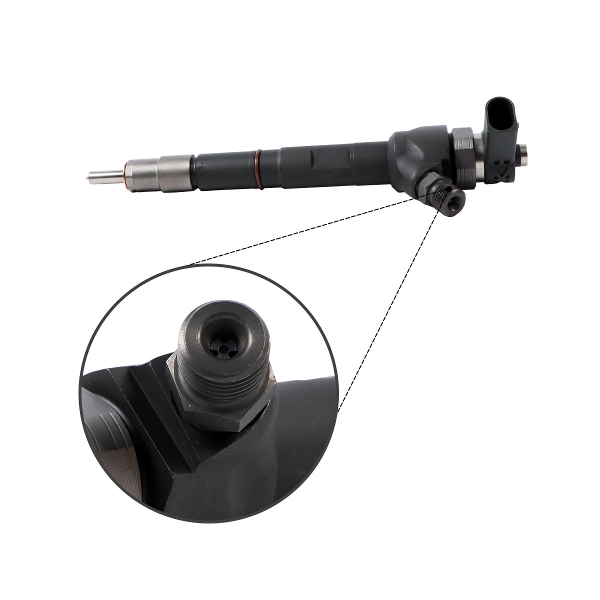 Fuel Injector 03L130277J 03L130277Q 0445110369 Compatible with VW Audi 2.0 Engine