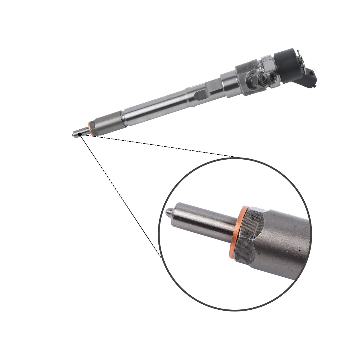 Fuel Injector 0445110254 Compatible with Hyundai Santa Fe Grandeur 2.2L VGT EU4