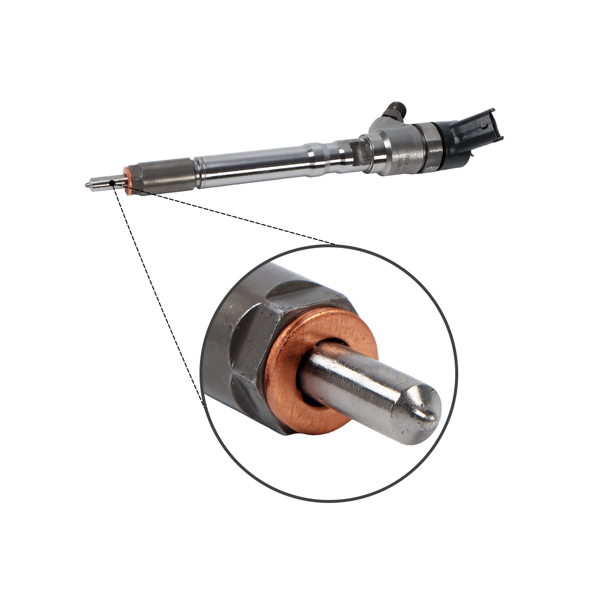 Fuel Injector 0445110290 Compatible with Hyundai Santa FE 2.0 Engine