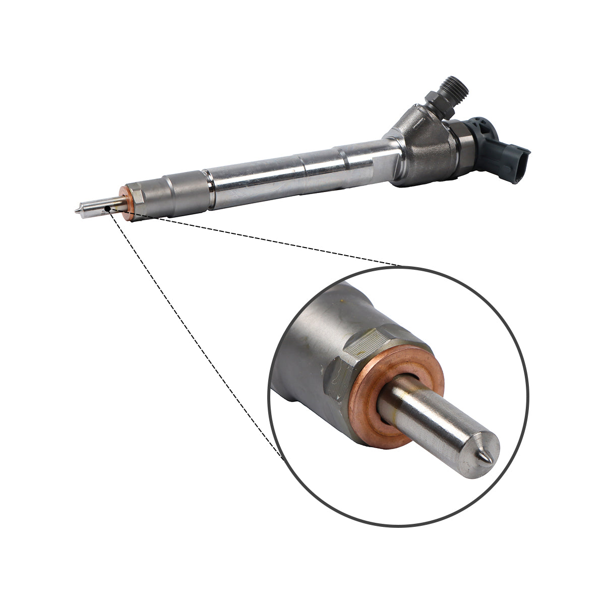 Fuel Injector 0445110522 68211302AA 46328458 Compatible with Jeep VM--23D EXF Diesel Engine