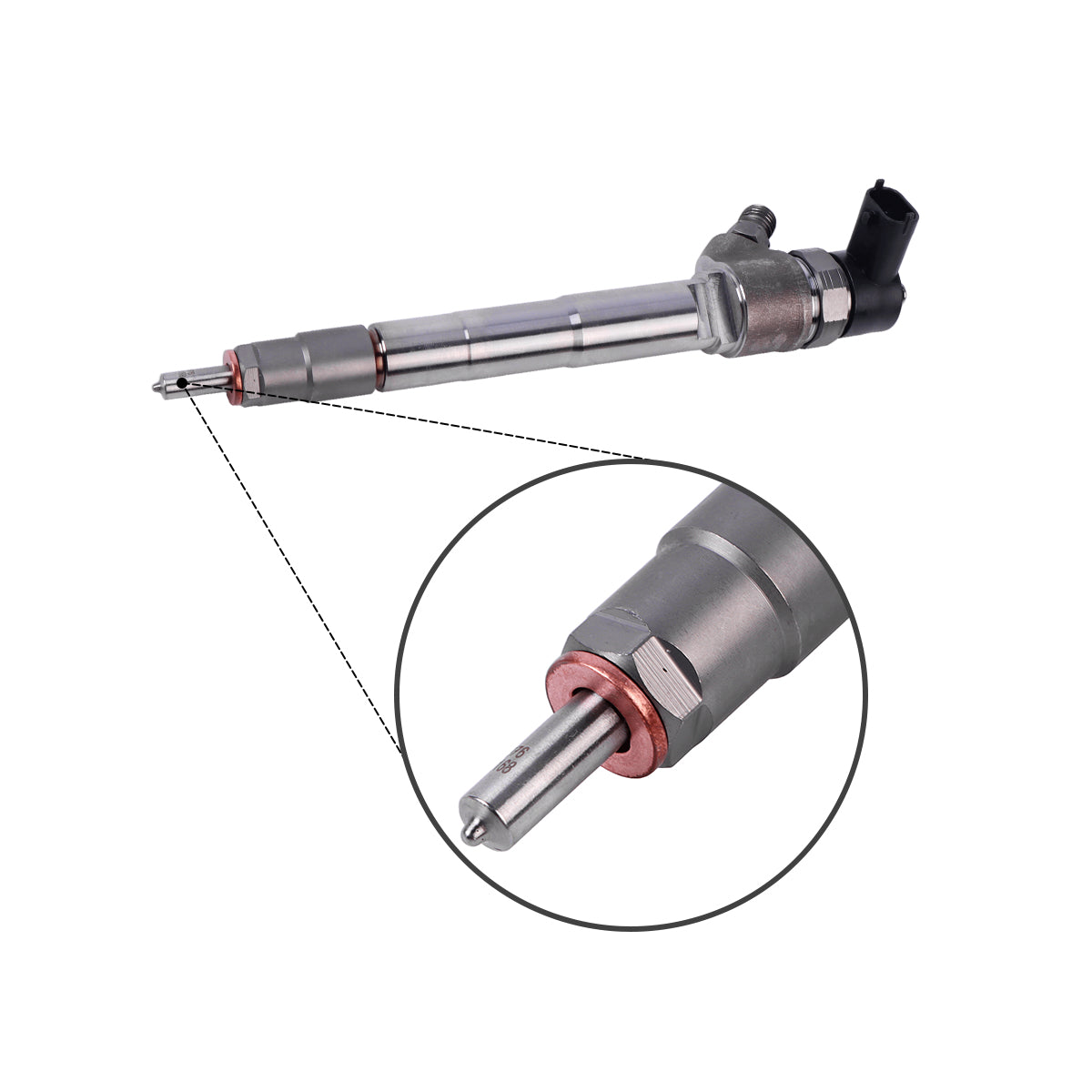 Fuel Injector 0445110594 Compatible with Bosch Cummins 2.8l Engine