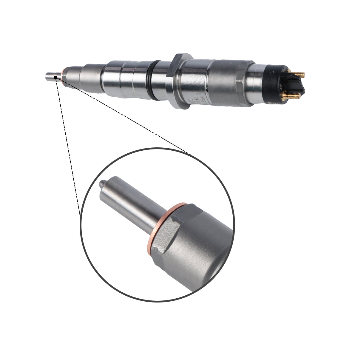 Fuel Injector 0445120038 Compatible with Cummins ISC ISL9 QSC8.3 QSL8.9 QSL9 Engine