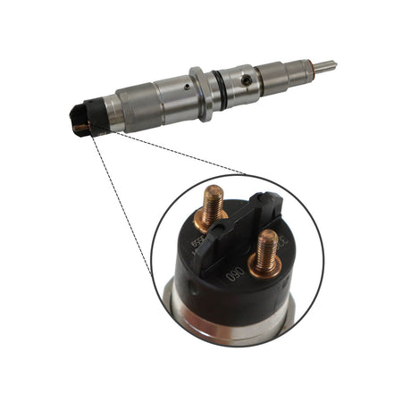 Fuel Injector 0445120060 3977081 Compatible with Cummins DAF CF65 LF45 Engine