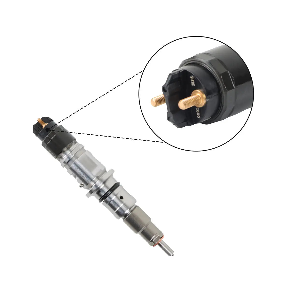 Fuel Injector 0445120177 5254261 Compatible with Bosch Cummins Engine 6.7L ISB QSB