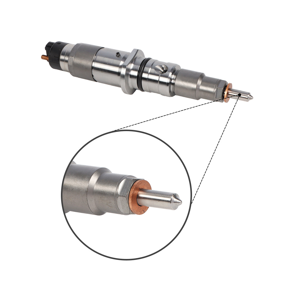 Fuel Injector 0445120250 Compatible with Cummins DAF CF65 LF45 LF55 GR165 GR184