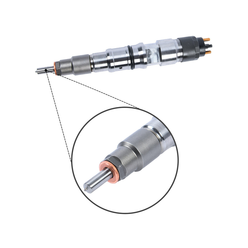 Fuel Injector 0445120295 Compatible with Doosan DL06KB DL220 DX160W-3 Excavator