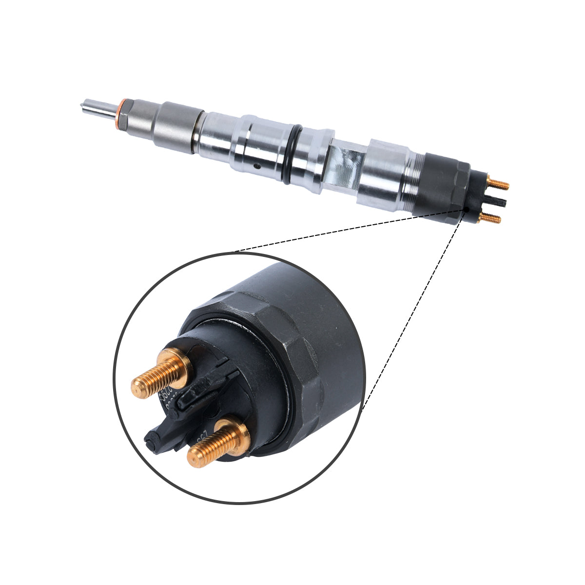 Fuel Injector 0445120295 Compatible with Doosan DL06KB DL220 DX160W-3 Excavator