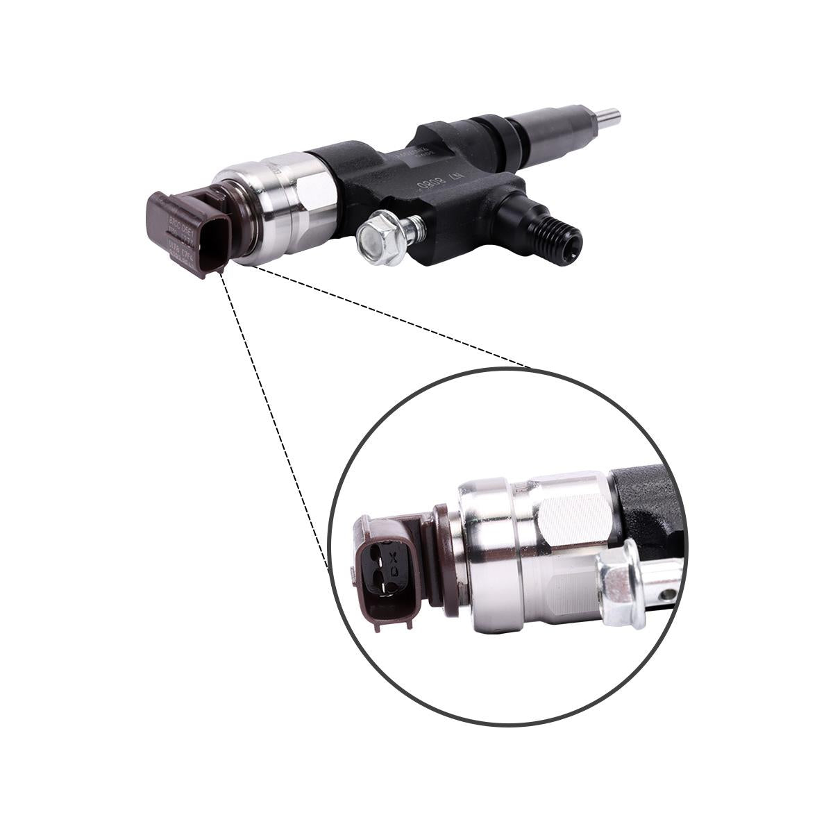 Fuel Injector 095000-3090 Compatible with Toyota Diesel Engine