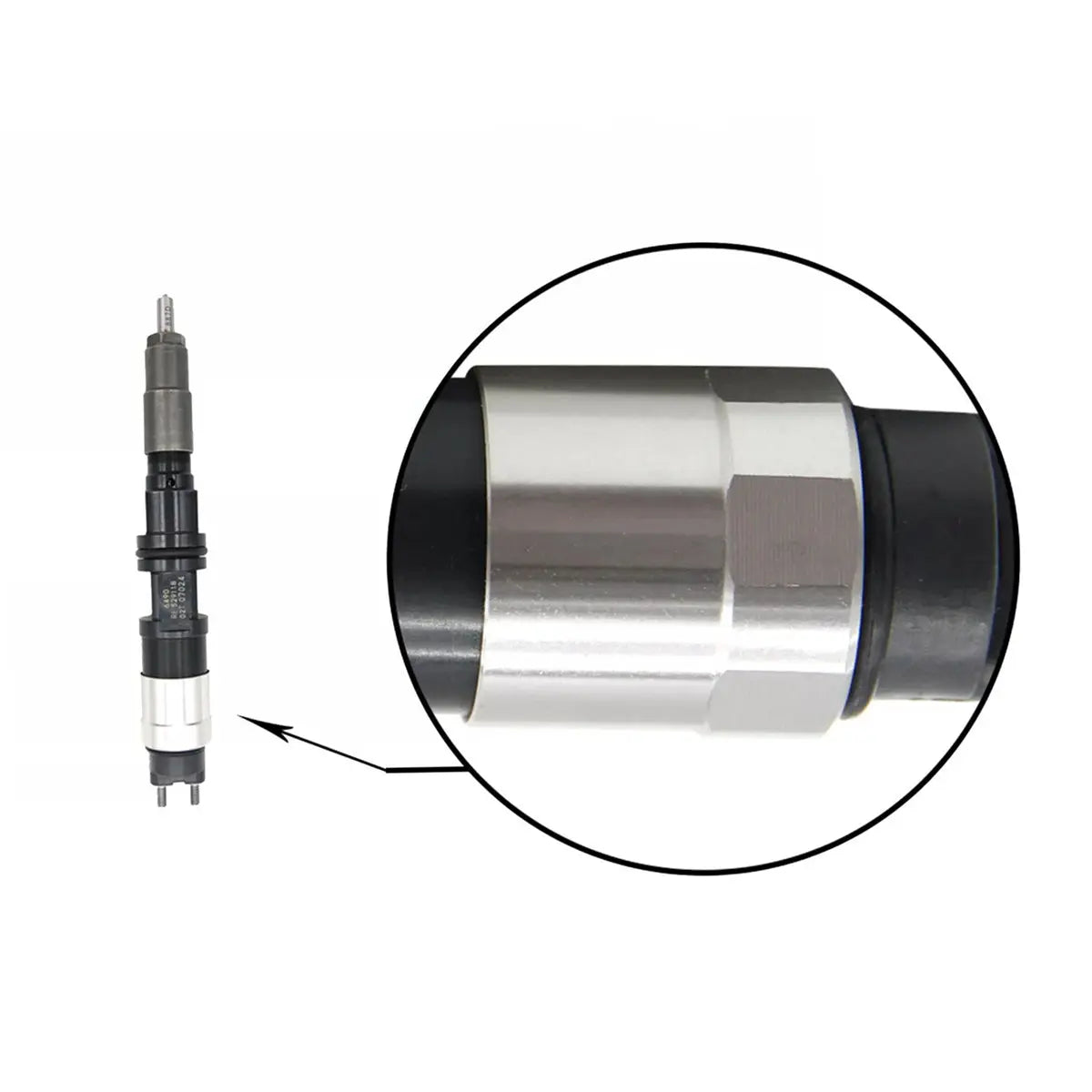 Fuel Injector 095000-5230 RE518727 Compatible with John Deere Tractor 6081T Engine