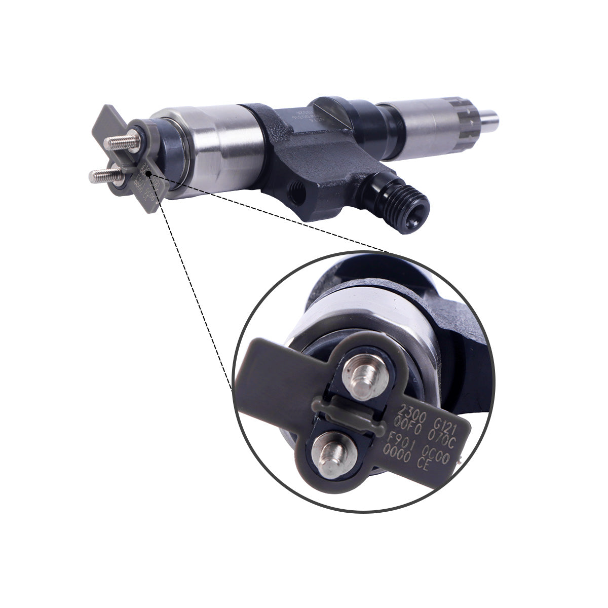 Fuel Injector 095000-6374 Compatible with Isuzu 4HK1 6HK1 Engine