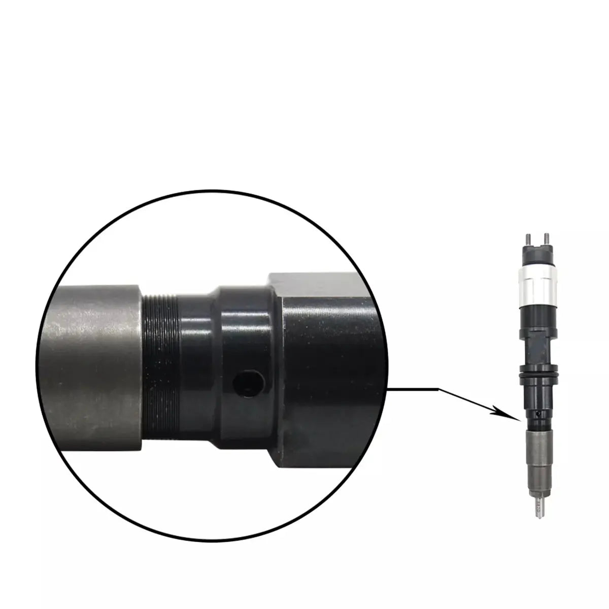 Fuel Injector 095000-7150 RE533505 RE534111 Compatible with John Deere Tractor 4045 Engine