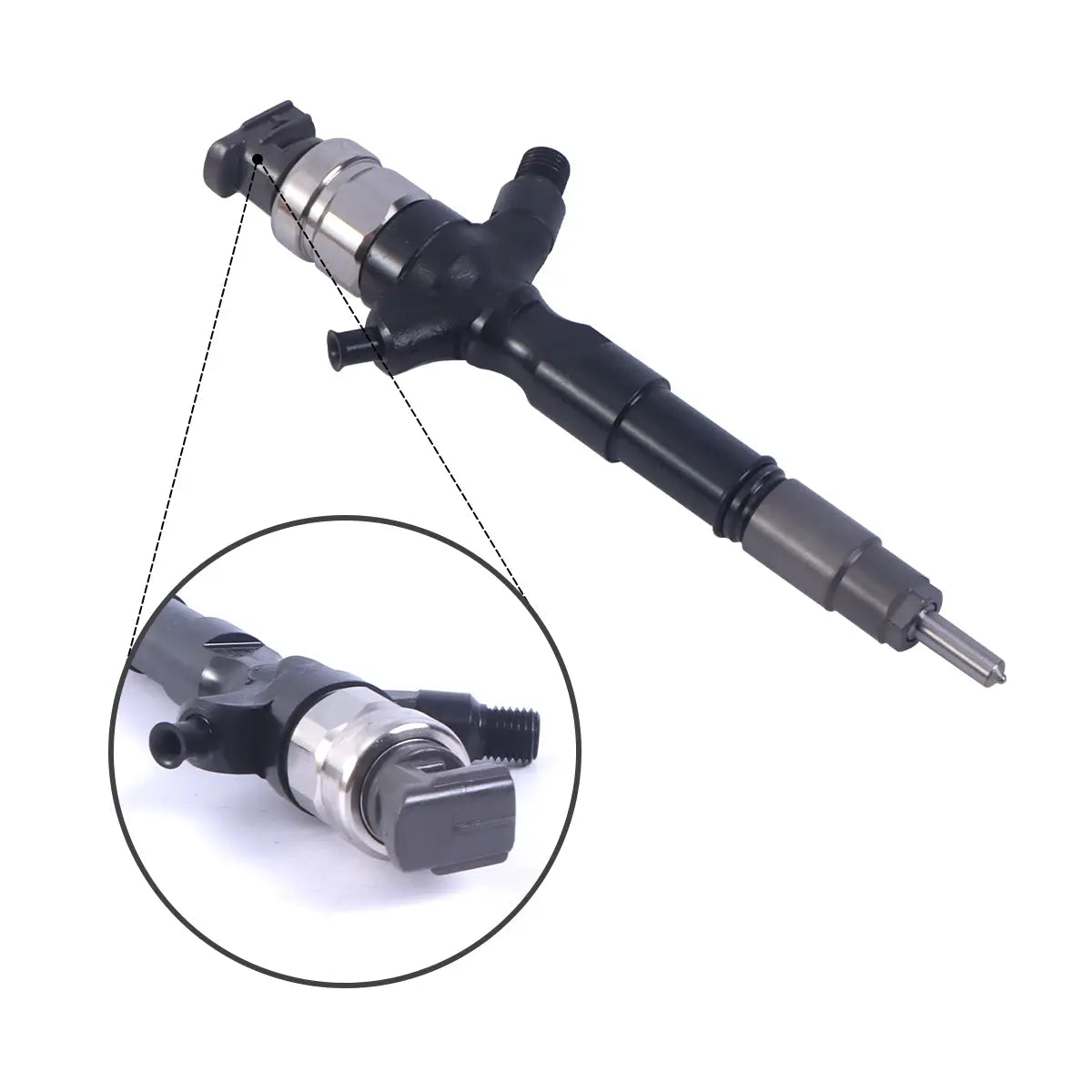 Fuel Injector 095000-7390 23670-39235 Compatible with Toyota Truck Excavator 2KD-FTV Engine
