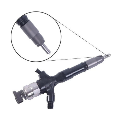 Fuel Injector 095000-7400 23670-30220 Compatible with Toyota Engine 1KD-FTV 2KD-FTV D-4D