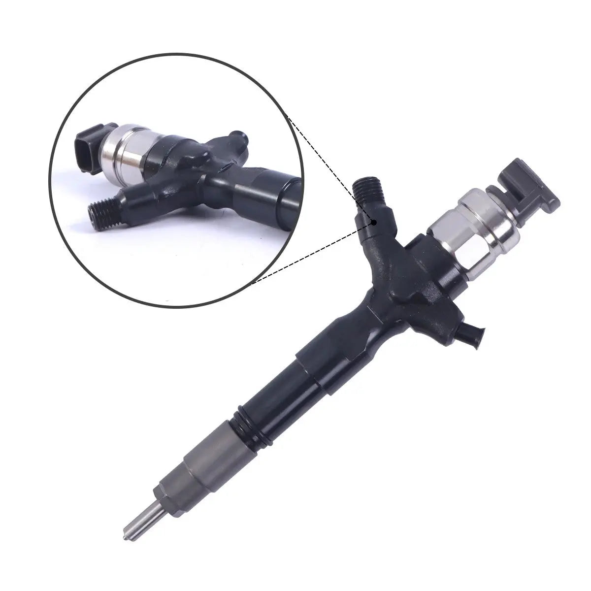 Fuel Injector 095000-7430 23670-39245 Compatible with Toyota Truck Excavator 2KD-FTV Engine