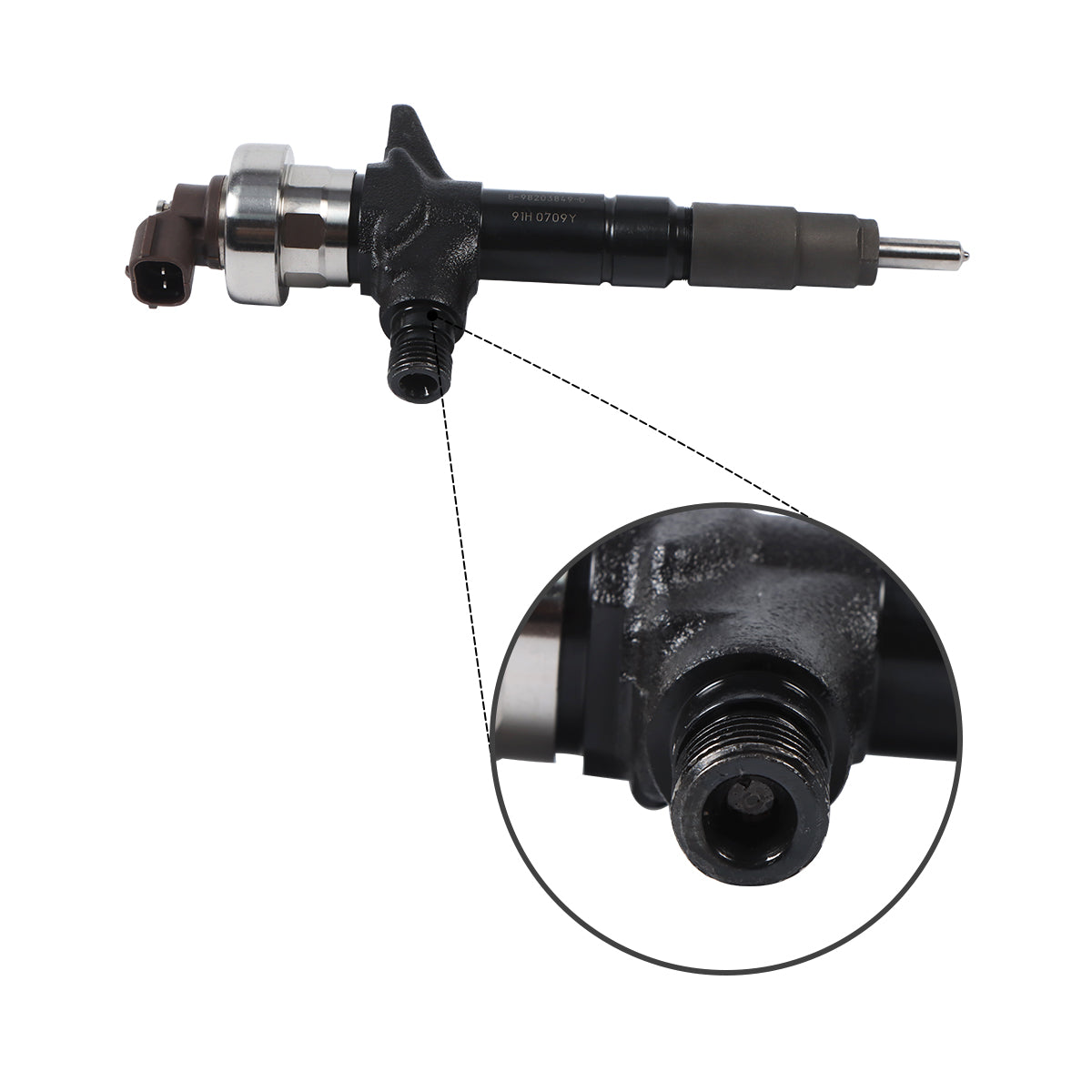 Fuel Injector 095000-8350 8-98203849-0 Compatible with Isuzu Engine 4JJ1 Vehicle D-Max