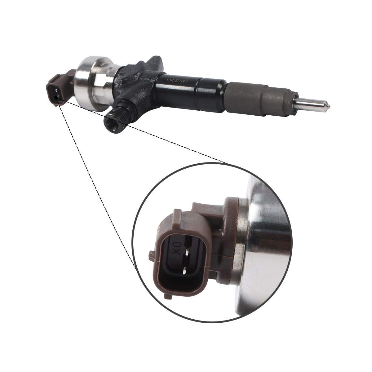 Fuel Injector 095000-8350 8-98203849-0 Compatible with Isuzu Engine 4JJ1 Vehicle D-Max