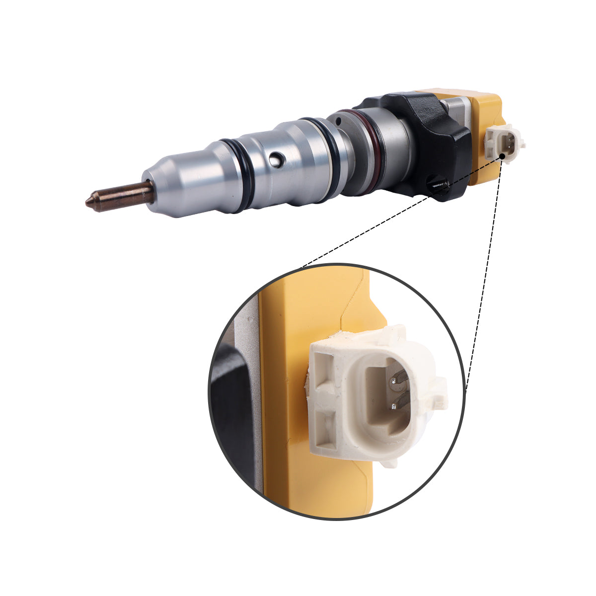 Fuel Injector 128-6601 Compatible with Caterpillar CAT 3126 3126B 3126E C7 Engine 322C 325C Excavator