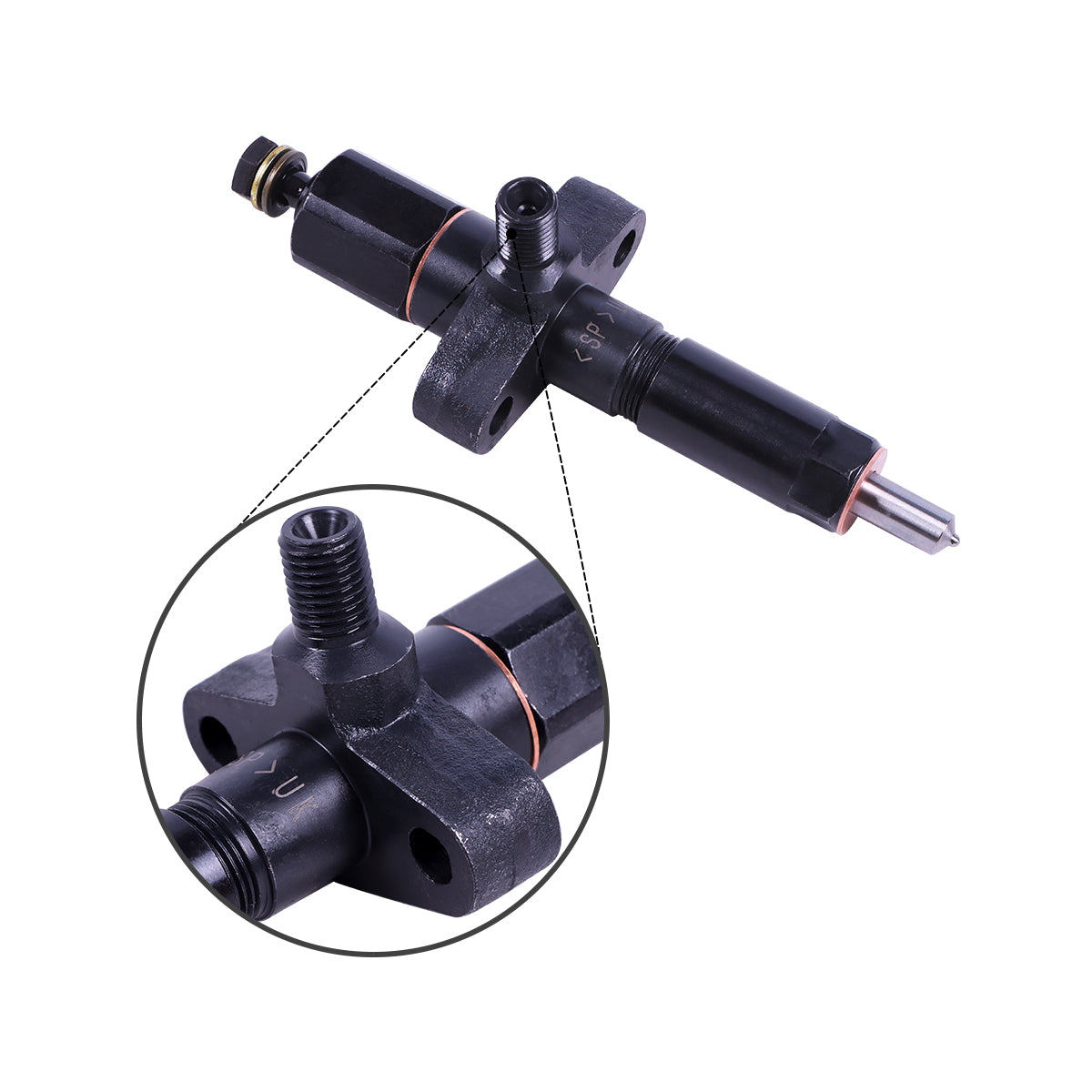 Fuel Injector 1447401M91 Compatible with Massey Perkins Engine AD3.152 AD4.203