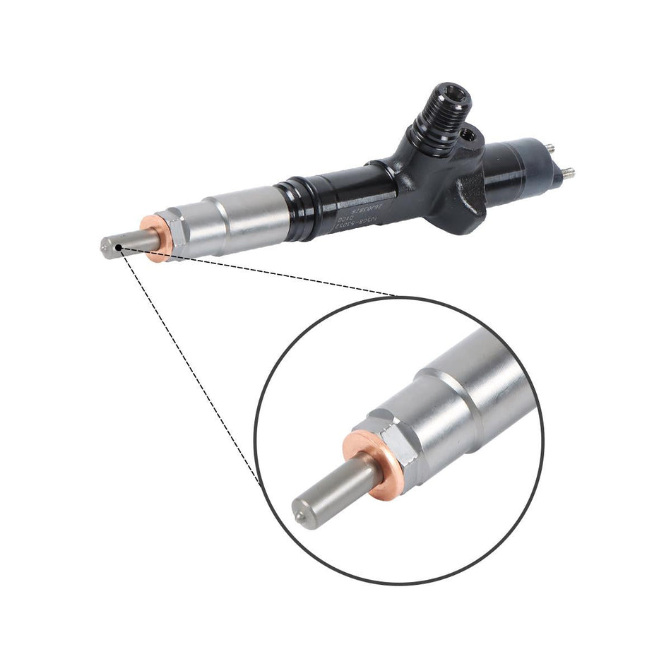 Fuel Injector 1J508-53052 295700-0100 Compatible with Kubota V3800 Engine Track Loaders SVL95
