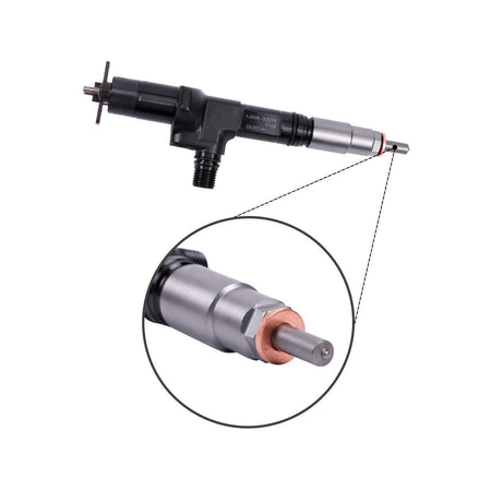 Fuel Injector 1J508-53070 Compatible with Kubota Engine V3800 V3800T 3.8L SVL95-2S SVL97-2