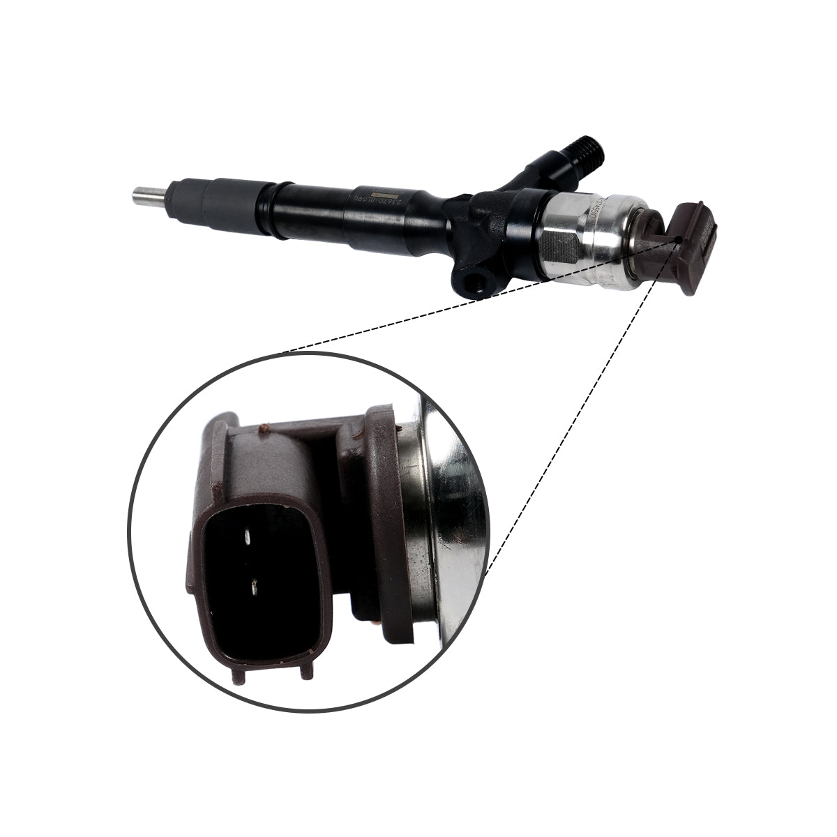 Fuel Injector 23670-0L090 295050-0180 Compatible with Toyota Engine 1KD 2KD Hilux 2.5D 3.0D