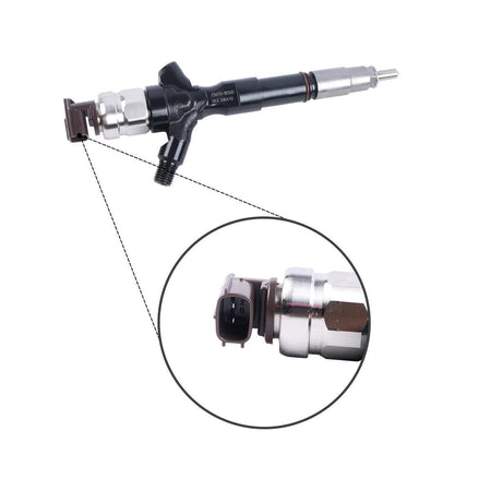 Fuel Injector 23670-30300 095000-7760 Compatible with Toyota Hilux VIGO 2KD Hiace 2.5 D 2KD-FTV
