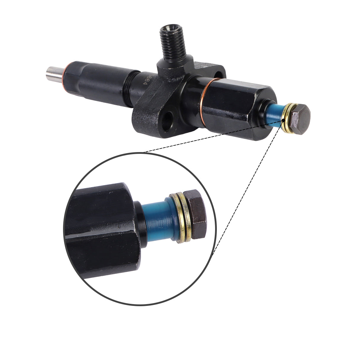 Fuel Injector 2645664 1447218E91 1447218M91 Compatible with Massey Ferguson 3.152 4.203 Series Engines