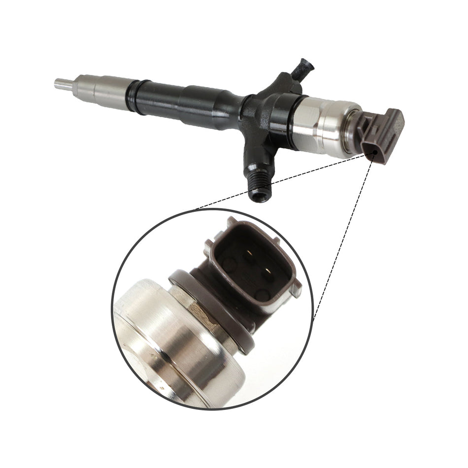 Fuel Injector 295050-0070 23670-30380 Compatible with Toyota 1KD 1KD-FTV Engine