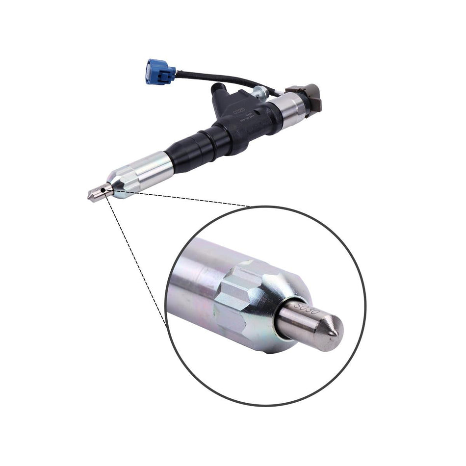 Fuel Injector 295050-0490 23670-E0220 Compatible with Hino E13C Renault K9K700 Engine