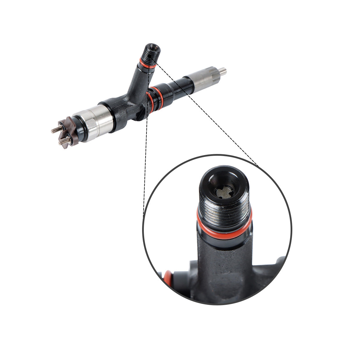 Fuel Injector 295050-0720 6252-11-3100 Compatible with Komatsu SAA6D125 Engine