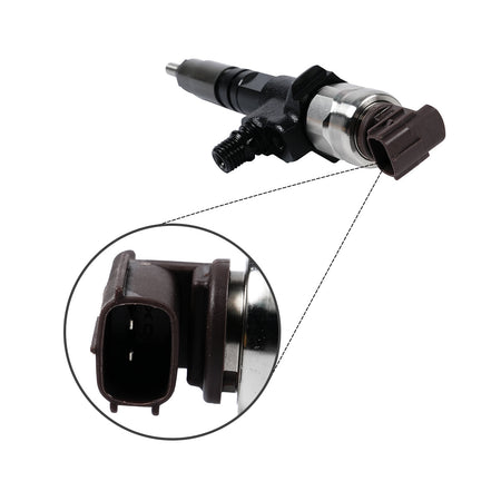 Fuel Injector 295050-1980 295050-1320 1J770-53075 1778-53051 1J770-51031 Compatible with Kubota V3307 Tier 4