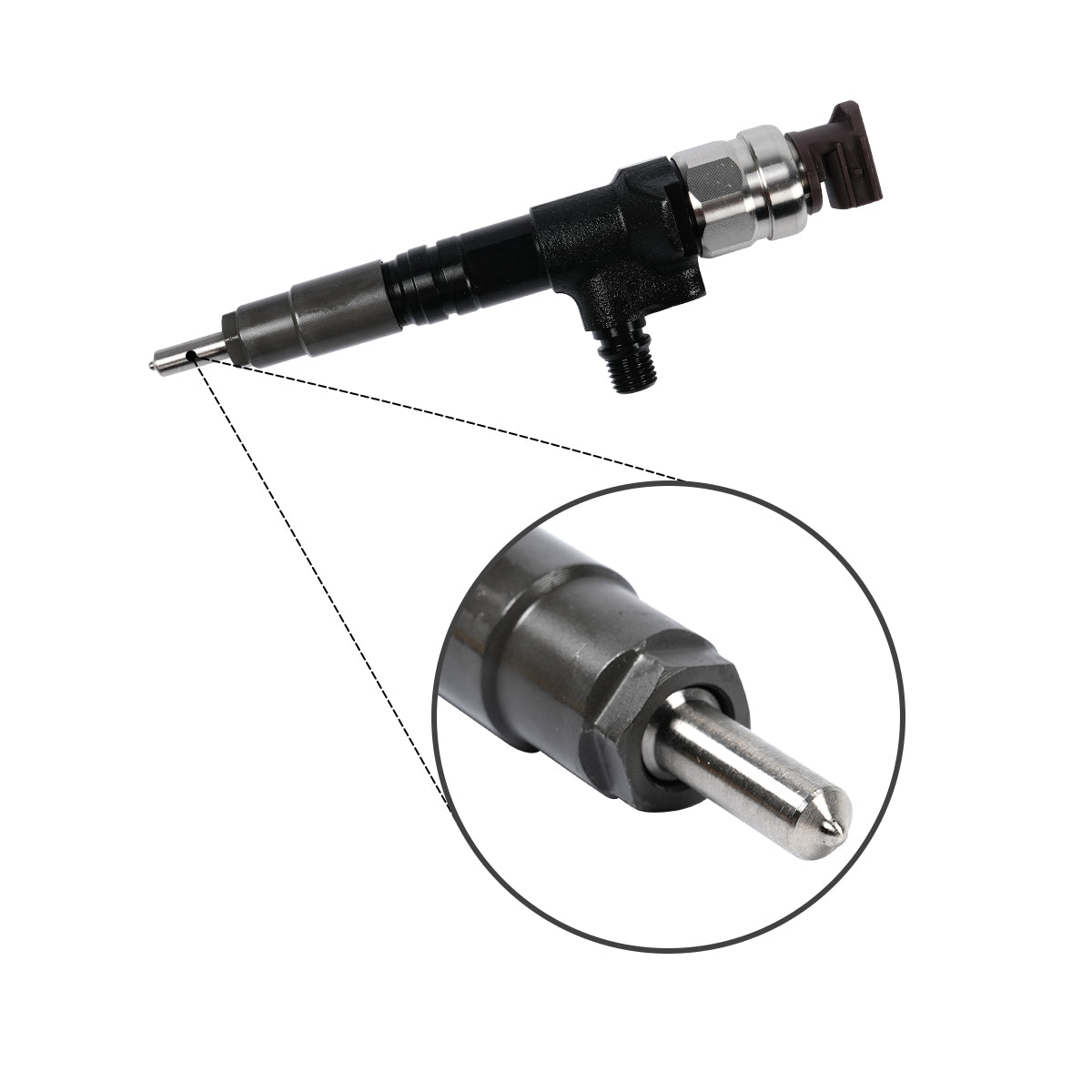 Fuel Injector 295050-1980 295050-1320 1J770-53075 1778-53051 1J770-51031 Compatible with Kubota V3307 Tier 4