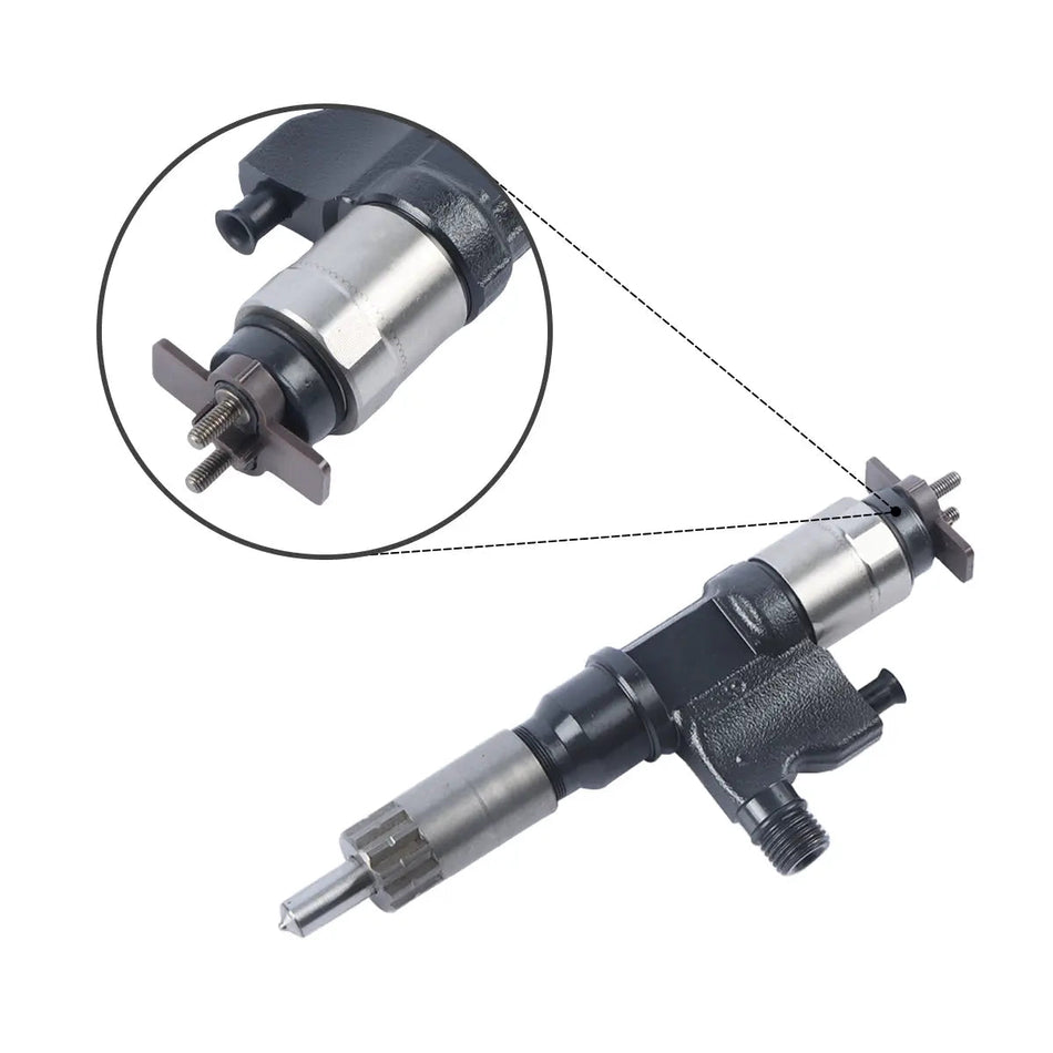 Fuel Injector 295050-2790 23670-E0221 Compatible with Hino Engine