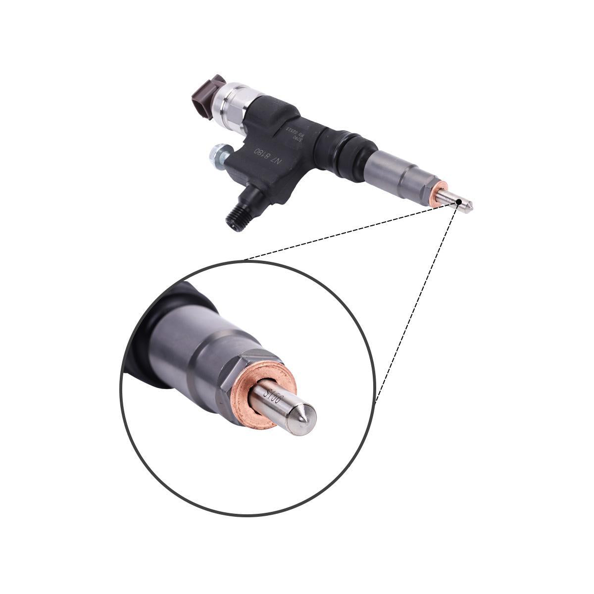 Fuel Injector 295050-3090 Compatible with Hino N04C Engine