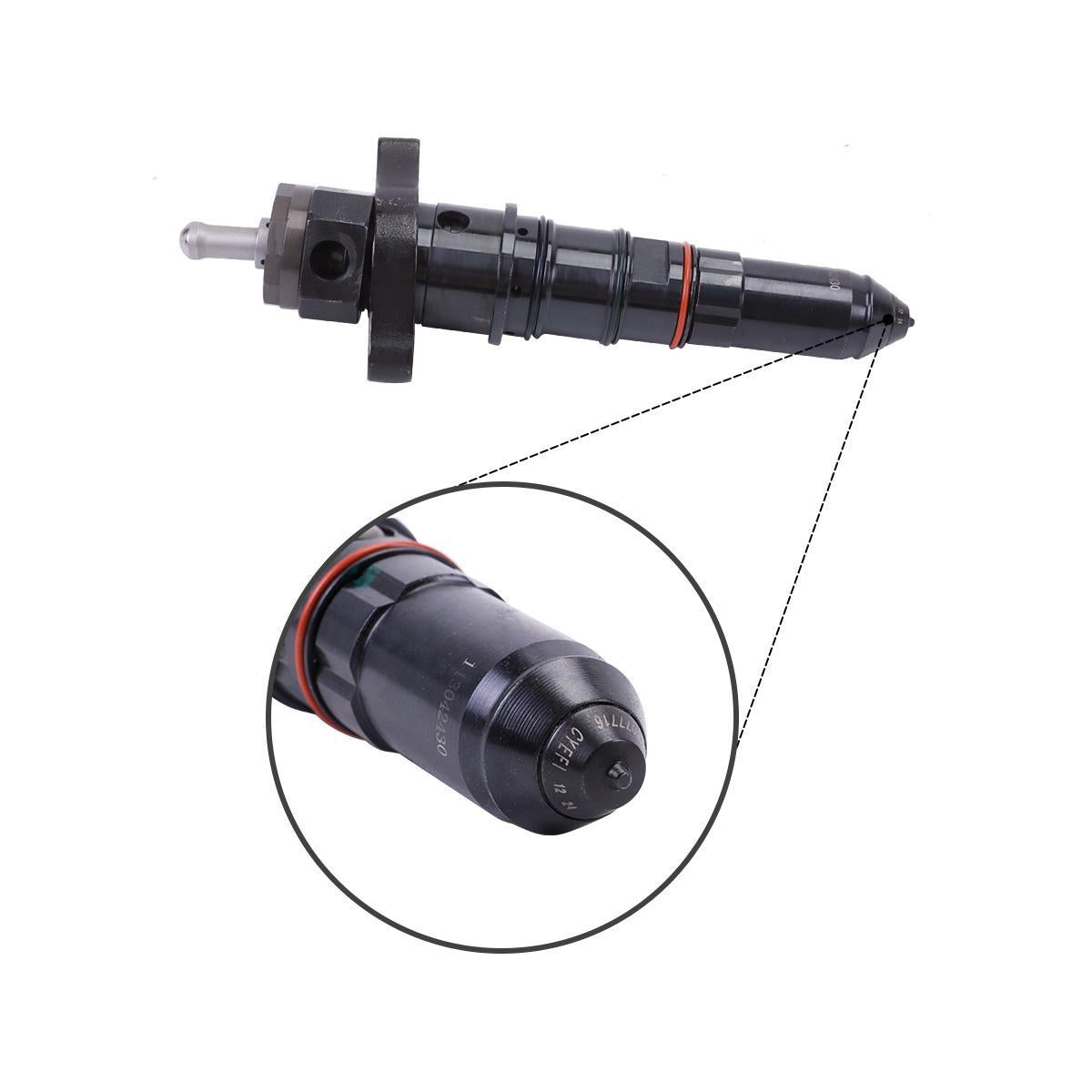Fuel Injector 3087587 Compatible with Cummins K19  KTA19 QSK19 Diesel Engine