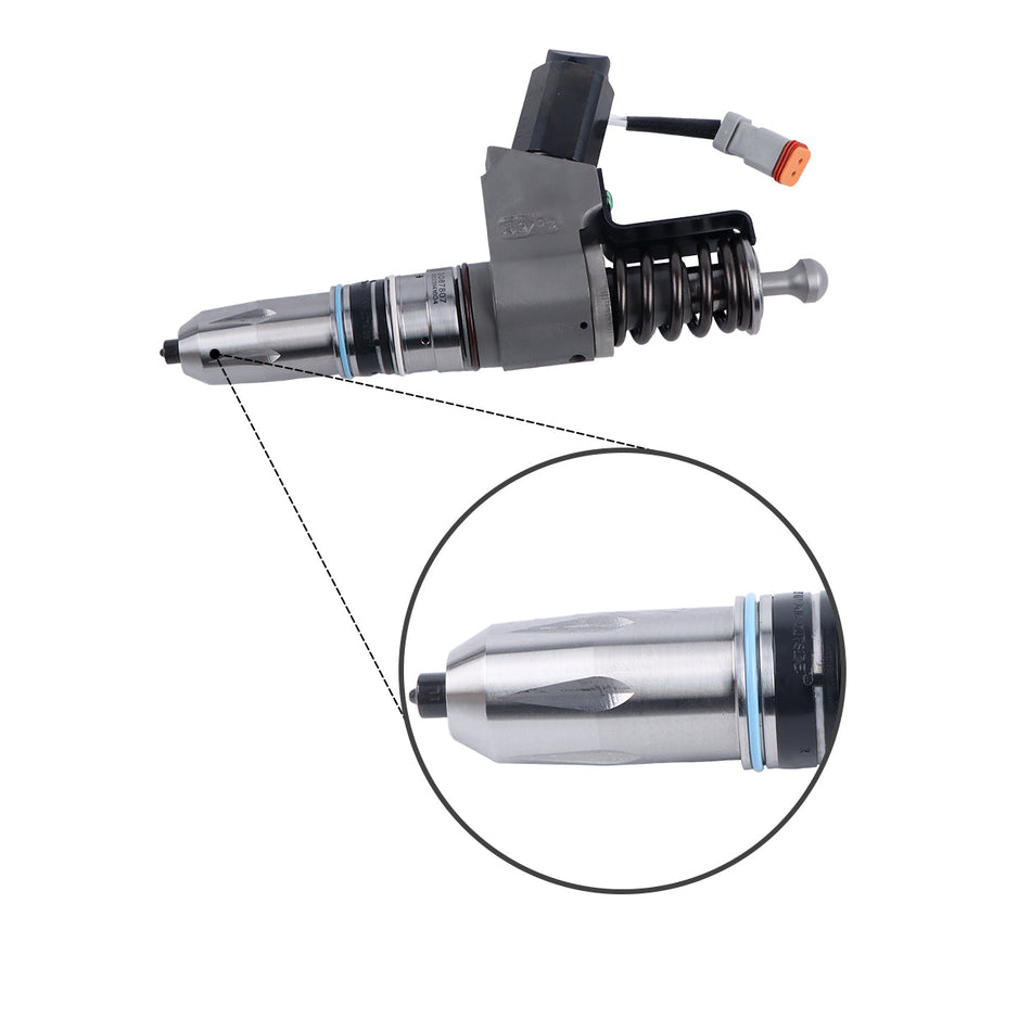 Fuel Injector 3087807 Compatible with Cummins Celect Engine N14 NTA14 N14C ELECT PLUS Engine Series