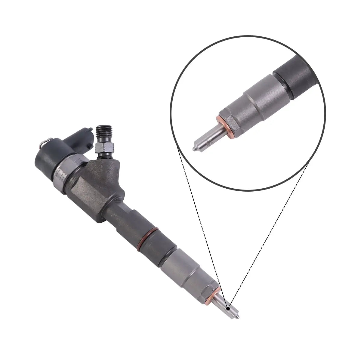 Fuel Injector 32K6100011 32K61-00011 0445110610 Compatible with Mitsubishi Engine D04EG