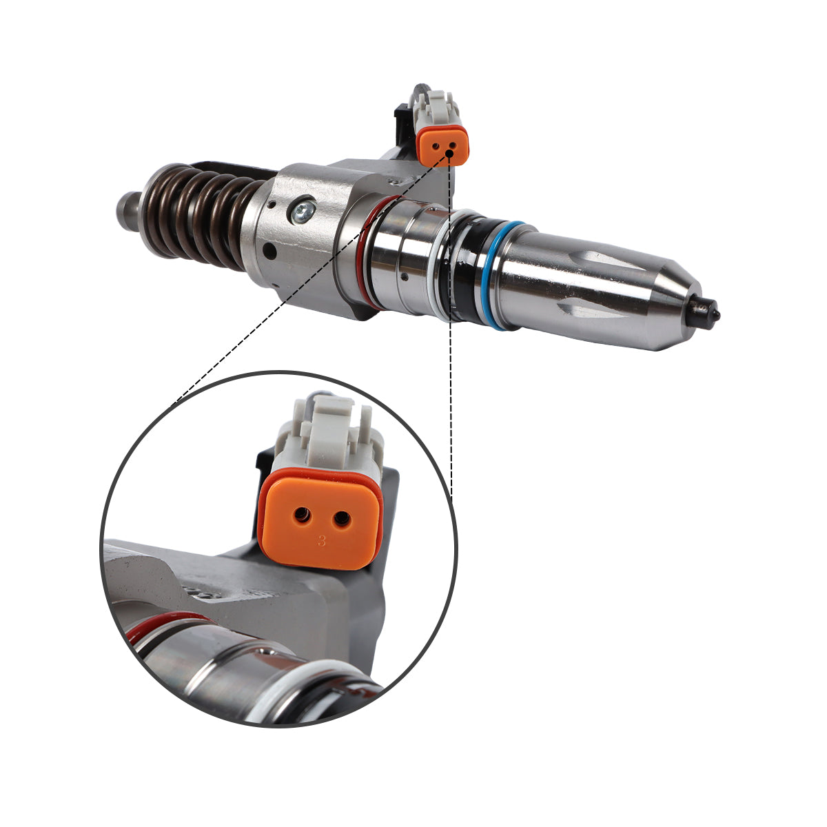 Fuel Injector 3411761 3411761PX Compatible with Cummins N14 Engine